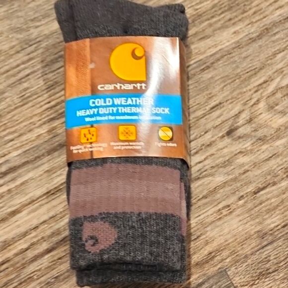 Carhartt Cold Weather Heavy Duty Thermal Wool Lined Sock - Picture 3 of 3